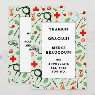 Doctor Appreciation Holiday Cards Bedankkaart