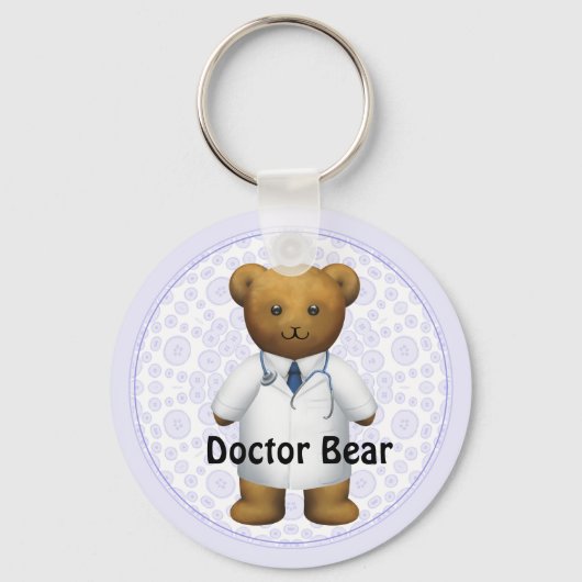 Doctor Beer - Teddy Bear Sleutelhanger (Voorkant)