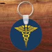 Doctor Caduceus Sleutelhanger (Voorkant)