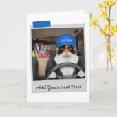 Doctor Calico Cat Funny Card Kaart (Gele Bloem)