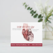 Doctor Cardiology Briefkaart (Staand voorkant)