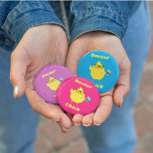 Doctor Chick Easter Button - Grappig Medisch
