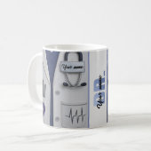 Doctor Coat Stethoscope Mug | Custom Medical Nurse (Devant gauche)