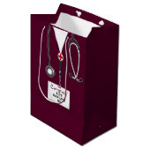 Doctor Congrats Medium Gift Bag Medium Cadeauzakje (Voorkant Gekanteld)