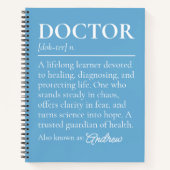 Doctor Definition Custom Journal Gift for Doctors (Devant)