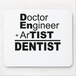 Doctor Engineer + Artist = Dentist Muismat