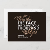 Doctor Faustus Quote Briefkaart (Voorkant / Achterkant)