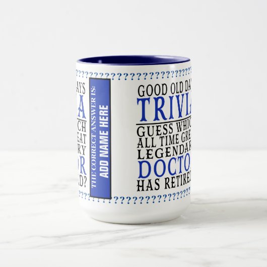 Doctor Funny Personalized Remoe, Mok in ruste (Midden)