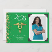 Doctor Gold Afstuderen Aankondiging Groen (Voorkant)