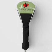 Doctor golfing ekg golfheadcover (Voorkant)