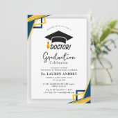 Doctor Graduation Party Invitation (Debout devant)