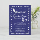 Doctor Graduation Party Invitation (Debout devant)