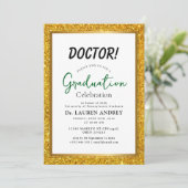 Doctor Graduation Party Invitation (Debout devant)