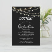 Doctor Graduation Party Invitation (Debout devant)