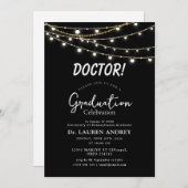 Doctor Graduation Party Invitation (Devant / Derrière)