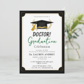 Doctor Graduation Party Invitation (Debout devant)