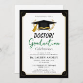 Doctor Graduation Party Invitation (Devant / Derrière)
