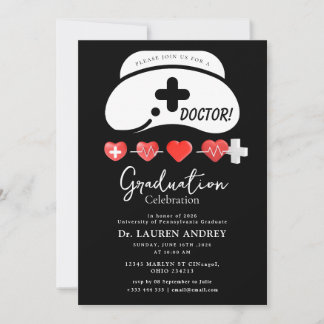 Doctor Graduation Party Invitation