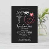 Doctor Graduation Party Invitation (Debout devant)
