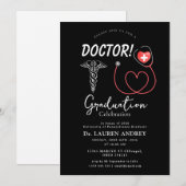 Doctor Graduation Party Invitation (Devant / Derrière)