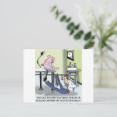 Doctor Handles Pulled Hamstring onprofessioneel Briefkaart (Staand voorkant)