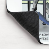 Doctor Handles Pulled Hamstring onprofessioneel Muismat (Hoek)