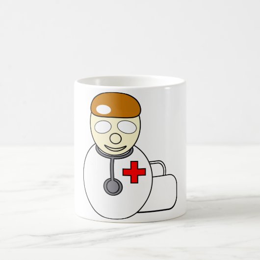 Doctor Icon Vector Afbeelding Mok (Center)