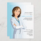 Doctor in de Afstuderen (F) Kaart (Voorkant / Achterkant)