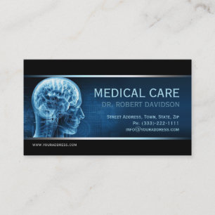 Doctor In De Anatomie Blue Brain Medisch Visitekaa Visitekaartje