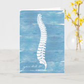 Doctor in de Chiropraktijk Afstuderen Card, DC afs Kaart (Gele Bloem)