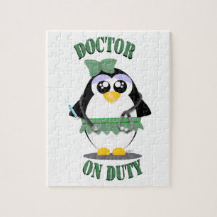 Doctor in de dienst Pinguïn (vrouw) Legpuzzel