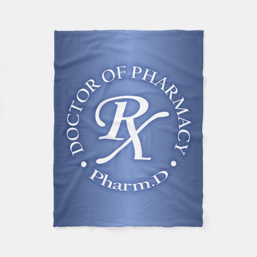 Doctor in de farmacie fleece deken (Voorkant)