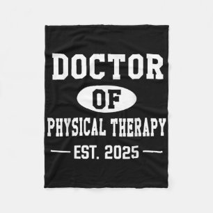 Doctor in de fysiotherapie EST 2025 DPT Afstuderen Fleece Deken