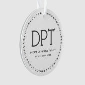 Doctor in de fysiotherapie Ornament (voorkant)