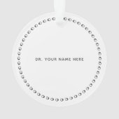 Doctor in de fysiotherapie Ornament (achterkant)