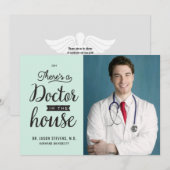 Doctor in de huisartsenpraktijk Medische Afstudere Kaart (Voorkant / Achterkant)