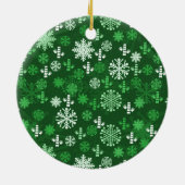 Doctor in de kerst van chiropractische kerst keramisch ornament (Achterkant)