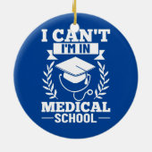 Doctor in de medische faculteit Studenten Keramisch Ornament (Achterkant)