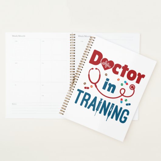 Doctor in de opleiding toekomstige arts planner (Display)