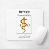 Doctor in de osteopathie Afstuderen gefeliciteerd Muismat (Met muis)