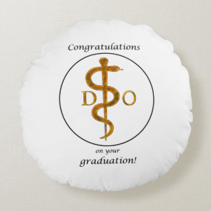 Doctor in de osteopathie Afstuderen gefeliciteerd Rond Kussen