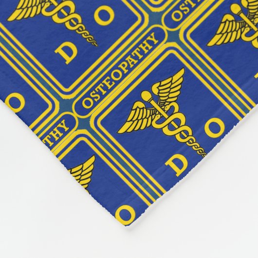 Doctor in de osteopathische geneeskunde fleece deken (Hoek)