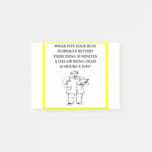 Doctor Joke Post-it® Notes (Voorkant)