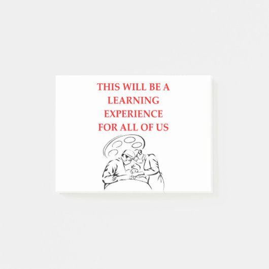 Doctor Joke Post-it® Notes (Voorkant)
