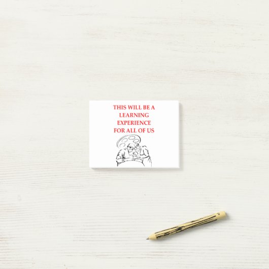 Doctor Joke Post-it® Notes (Op bureau)