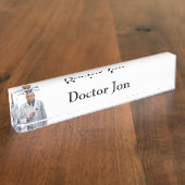 Doctor Jon-naamplaat Naambordje (Zijkant)
