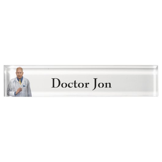 Doctor Jon-naamplaat Naambordje (Voorkant)