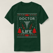 Doctor Life Ugly kerstSweaters Matching Group T-shirt (Design voorkant)
