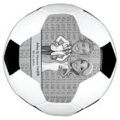 doctor love CARTOON COUPLE grey Voetbal (Gedraaid)