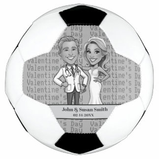 doctor love CARTOON COUPLE grey Voetbal